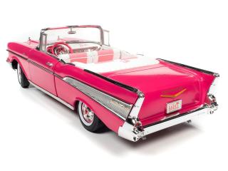 Chevrolet Convertible 1957 *Barbie*, pink Auto World 1:18